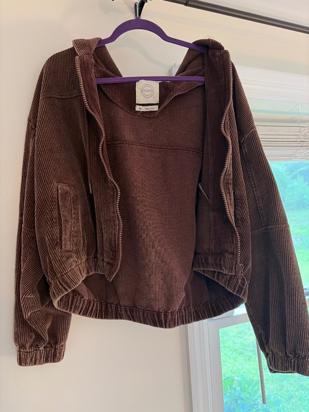 Stoosh Brown Suede Jacket - Picture 2 of 3